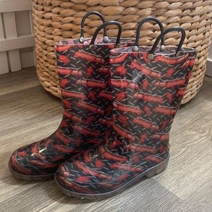Western Chief Fire Engine Rain Boots in size 1